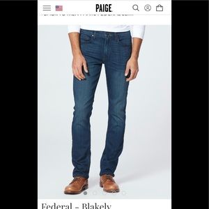 Paige Jeans men’s Federal Blakely